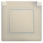 ETIKA Рамка 1пост IP44 Сл.кость