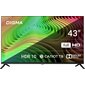Телевизор LED Digma 43" DM-LED43SBB36 Салют ТВ Frameless Metal черный / черный FULL HD 60Hz DVB-T DVB-T2 DVB-C DVB-S DVB-S2 USB WiFi Smart TV