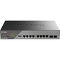 Сетевой коммутатор /  Smart L2 Surveillance Switch 8х1000Base-T PoE,  2x1000Base-X SFP,  PoE Budget 130W,  Long-range PoE up to 250m