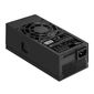 Блок питания Exegate TPS450 450W  (TFX,  8cm fan,  24pin,   (4+4)pin,  PCI-E,  3xSATA,  2xIDE,  black)