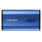Твердотельный накопитель /  ADATA External SSD SE880,  500GB,  USB 3.2 Gen2 Type-C,  up to R / W 2000 / 2000 MB / s,  64.8x35x12.5mm,  Blue  (5 лет)