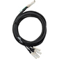 Кабельная сборка SNR Direct Attach Twinax Cable  (DAC),  40Gb QSFP-40G->4xSFP+ 10Gb,  5м,  SNR-QSFP-40G-4xSFP+DAC-5