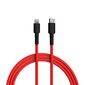 USB кабель ZMI USB-кабель ZMI AL875 USB Type-c to Lightning PP braided Cable 1.5m red  (ZMKAL875CNRD)