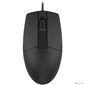 Мышь проводная A4Tech OP-335S black  (USB,  оптическая,  1200dpi,  3but,  silent)  (OP-335S)