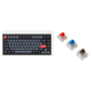 Клавиатура проводная,  Q1-M2, RGB подсветка, синий свитч, 84 кнопоки,  цвет черный