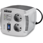 Stabilizer POWERMAN AVS 500C,  step-type regulator,  500 VA  /  280W,  150-280V,  maximum input current 4A,  2 eurosockets,  IP-20,   floor standing,  151mm x 126mm x 123mm,  1.4kg.