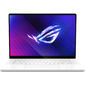 Ноутбук /  ASUS ROG Zephyrus G16 GU605MV-QR259 16" (2560x1600 OLED 240Hz) / Intel Core Ultra 7 155H (1.4Ghz) / 16384Mb / 1024PCISSDGb / noDVD / Ext:nVidia GeForce RTX4060 (8192Mb) / Cam / BT / WiFi / 90WHr / war 1y / 1.85kg / Platinum White / DOS + чехол