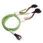 Кабель Luxshare L285SL028-SD-R Slimline SASx8  to 2x U.2 Direct,  1M