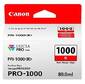 Картридж Canon PFI-1000 R для IJ SFP PRO-1000 WFG Red 80 мл 0554C001