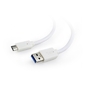 Cablexpert Кабель USB3.0 AM / USB Type-C,  1.8м,  белый,  пакет  (CCP-USB3-AMCM-6-W)