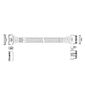 Кабель Amphenol RMC74-5874,  MCIO x8 74P  (прямой Straight Type) TO Slimline SAS x8 74P  (SFF8654,  прямой Straight Type) ,  85 Ohm,  L:100cm