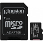 Micro SecureDigital 256Gb Kingston SDCS2 / 256GB {MicroSDXC Class 10 UHS-I,  SD adapter}
