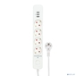 Гарнизон Сетевой фильтр 2.0 EPS-4-U3-W-4  Мультипорт,  4р,  10А,  3xUSB,  4м,  ур.защиты 2+,  белый,  пакет  (21447)
