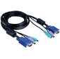 Cable Kit for DKVM Products,  PS / 2 keyboard cable,  PS / 2 mouse cable,  Monitor cable,  5m length