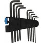 WERA  (WE-024244) 967 L / 9 TORX® HF Набор Г-образных ключей с фиксирующей функцией,  BlackLaser,  9 предметов