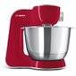 Bosch MUM58720 Кухонный комбайн 1000Вт красный / серебристый