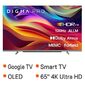 Телевизор Digma Pro 65" OLED 65M черный / серебристый 4K Ultra HD 120Hz DVB-T DVB-T2 DVB-C DVB-S DVB-S2 USB WiFi Google TV