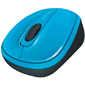 Мышь Microsoft Wireless Mobile Mouse 3500 Cyan Blue голубой оптическая  (8000dpi) беспроводная  (2but)