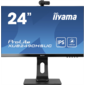 Iiyama ProLite XUB2490HSUC-B1 23.8" IPS LED 5ms 16:9 HDMI M / M Cam матовая HAS Pivot 250cd 178гр / 178гр 1920x1080 DisplayPort FHD USB 5.4кг черный