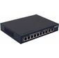 OSNOVO PoE коммутатор,  8 x FE с поддержкой PoE  (IEEE 802.3af / at),  2 x FE,  до 30W на порт,  суммарно до 120W