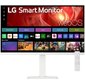 Монитор LG 31.5" 32U850SA-W белый IPS LED 5ms 16:9 HDMI M / M Cam матовая HAS Piv 1000:1 400cd 178гр / 178гр 3840x2160 60Hz 4K USB 7.7кг