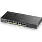 Интеллектуальный High Power PoE-коммутатор Zyxel Gigabit Ethernet с 8 разъемами RJ-45