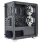 Exegate EX294383RUS Корпус Minitower ExeGate Mistery R3  (mATX,  без БП,  2*USB+1*USB3.0,  аудио,  черный,  4 вент. 12см с RGB подсветкой,  боковая панель - закаленное стекло)