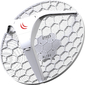 MikroTik LHG 5 Tripack  (Three units of LHG 5 with 24.5dBi 5GHz antenna,  Dual Chain 802.11an wireless,  600MHz CPU,  64MB RAM,  1x LAN,  POE,  PSU,  RouterOS L3) – all three antennas in single box