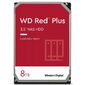 Western Digital Red Plus NAS HDD 3.5" SATA 8Tb,  5640RPM,  256MB buffer,  CMR,  WD80EFPX,  1 year