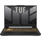 Ноутбук /  ASUS TUF F15 FX507ZI4-LP030 15.6" (1920x1080  (матовый,  144Hz) WVA) / Intel Core i7 12700H (2.3Ghz) / 16384Mb / 512PCISSDGb / noDVD / Ext:nVidia GeForce RTX4070 (8192Mb) / Cam / BT / WiFi / 90WHr / war 1y / 2.2kg / Mecha Gray / DOS