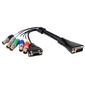 Cable,  HDX adapter for HDCI port breakout to 5-BNC (F) and DB9 (F)