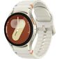 Умные часы Samsung Galaxy Watch 7 LTE 40мм 1.3" Super AMOLED корп.б.зол рем.бел.золотой
