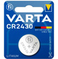 Батарейка Varta ELECTRONICS CR2430 BL1 Lithium 3V  (6430)  (1 / 10 / 100)