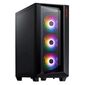 Корпус XPG CRUISER Black [CRUISERST-BKCWW]  (Midi-Tower,  черный,  TG,  120mm ARGB fan*3)
