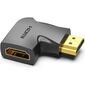 Адаптер-переходник Vention HDMI v2.0 19M / 19F угол 90