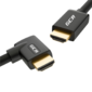 GCR Кабель 3.0m HDMI 2.0,  M / M правый угол,  черный,  HDR 4:2:2,  Ultra HD,  4K 60 fps 60Hz / 5K*30Hz,  3D,  AUDIO,  18.0 Гбит / с,  28 / 28 AWG,  GCR-52323