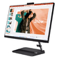 Lenovo IdeaCentre AIO 3 24IAP7 23.8" (1920x1080 IPS) / Intel Core i3 1215U (1.2Ghz) / 8192Mb / 512SSDGb / noDVD / Int:Intel UHD Graphics / Cam / BT / WiFi / war 1y / 7.03kg / black / noOS + RU kbd,  mouse USB