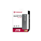 Внешний жесткий диск 2TB Transcend StoreJet 25C3,  2.5",  USB 3.0,  тонкий, стальной серый