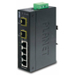 IP30 Industrial 4-Port 10 / 100 / 1000T + 2-Port 100 / 1000X SFP Gigabit Switch  (-40 to 75 degree C)