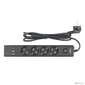 PowerCube Бытовой удлинитель  (PC-7B-2M) 4р с / з вык., 3USB,  3500 Вт,  16А,  1.9 м,  3*1, 0  (черный) {22313}