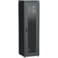 ITK LN05-42U66-G Шкаф сетевой 19" LINEA N 42U 600х600 мм стеклянная передняя дверь черный