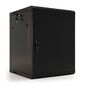 Hyperline TWB-0645-SR-RAL9004 Шкаф настенный 19-дюймовый  (19"),  6U,  367x 600х 450мм,  металлическая передняя дверь с замком,  две боковые панели,  цвет черный  (RAL 9004)  (разобранный)