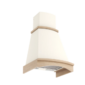 Вытяжка ROTONDA 50P-650-P3L BEIGE / OAK ELIKOR