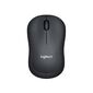 Мышь беспроводная Logitech M220 Silent Charcoal черная,  оптическая,  1000dpi,  2.4 GHz,  USB-ресивер,  бесшумная  (066199)