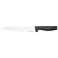 Нож кухонный Fiskars Hard Edge  (1051760) стальной разделочный лезв.216мм прямая заточка черный