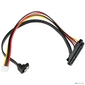Cablexpert Кабель питания SATA CC-XH2.54-SATAL-40CM,  XH2.54 4pin+Sata угловой  /  Sata 7+15pin,  медн.проводник,  40см,  пакет  (CC-XH2.54-SATAL-40CM)