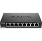 D-Link DGS-1008D / J3A,  8-port UTP 10 / 100 / 1000Mbps Auto-sensing,  Stand-alone,  Unmanaged,  8K MAC addresses Desktop Gigabit Ethernet Switch,  D-link Green technology Manual + External Power supply
