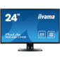 Iiyama X2481HS-B1 23.6" черный VA LED 6ms 16:9 DVI HDMI M/M матовая 1000:1 250cd 160гр/160гр 1920x1080 D-Sub 4кг