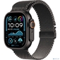 Apple Watch Ultra 2  (2024) 49mm Black Titanium Case with Black Titanium Milanese Loop - L  (MX5V3ZP / A)