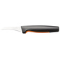 Нож кухонный Fiskars 1057546 стальной для масла / сыра лезв.80мм прямая заточка черный / оранжевый блистер